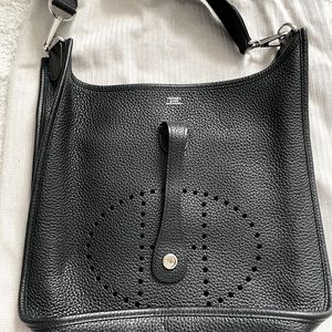 NOT FOR SALE ❌❌❌ HERMES Clemence Evelyne 29 PM Black Bag